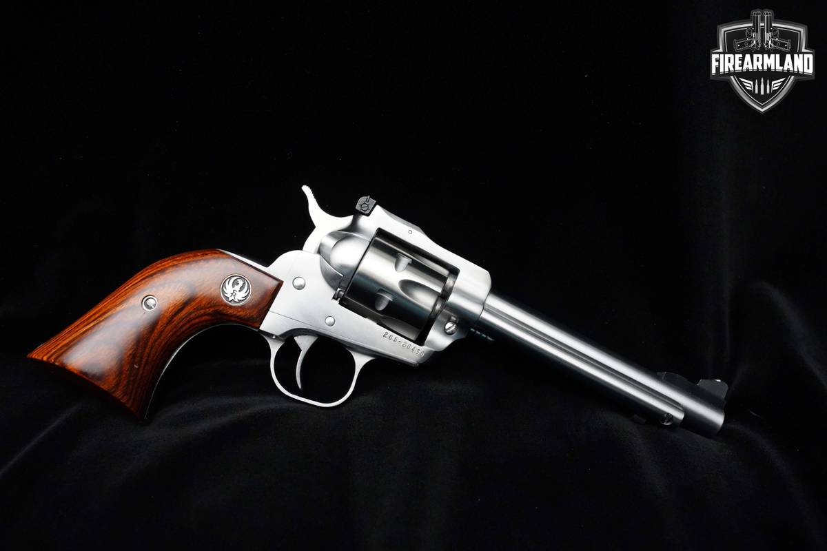 2009 Ruger New Model Single Six 22LR Ruger Stainless Steel Revolver 6rd 22