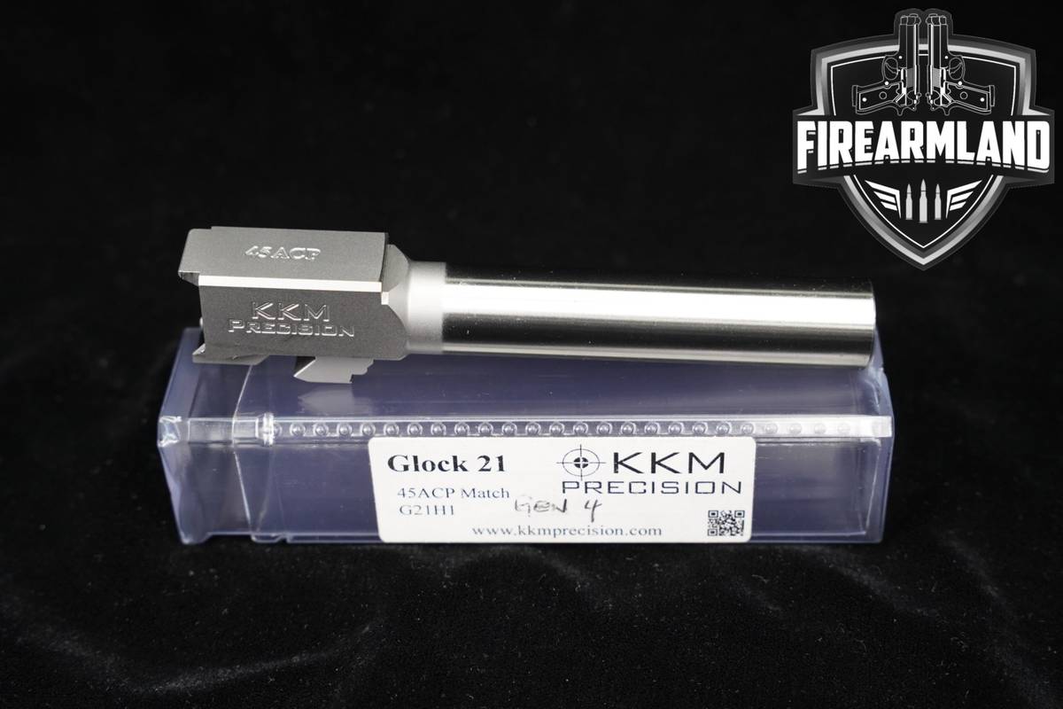 KKM Precision Glock 21 Gen 1-4 Match Barrel 4.6" .45 ACP Pistol G21 Barrels