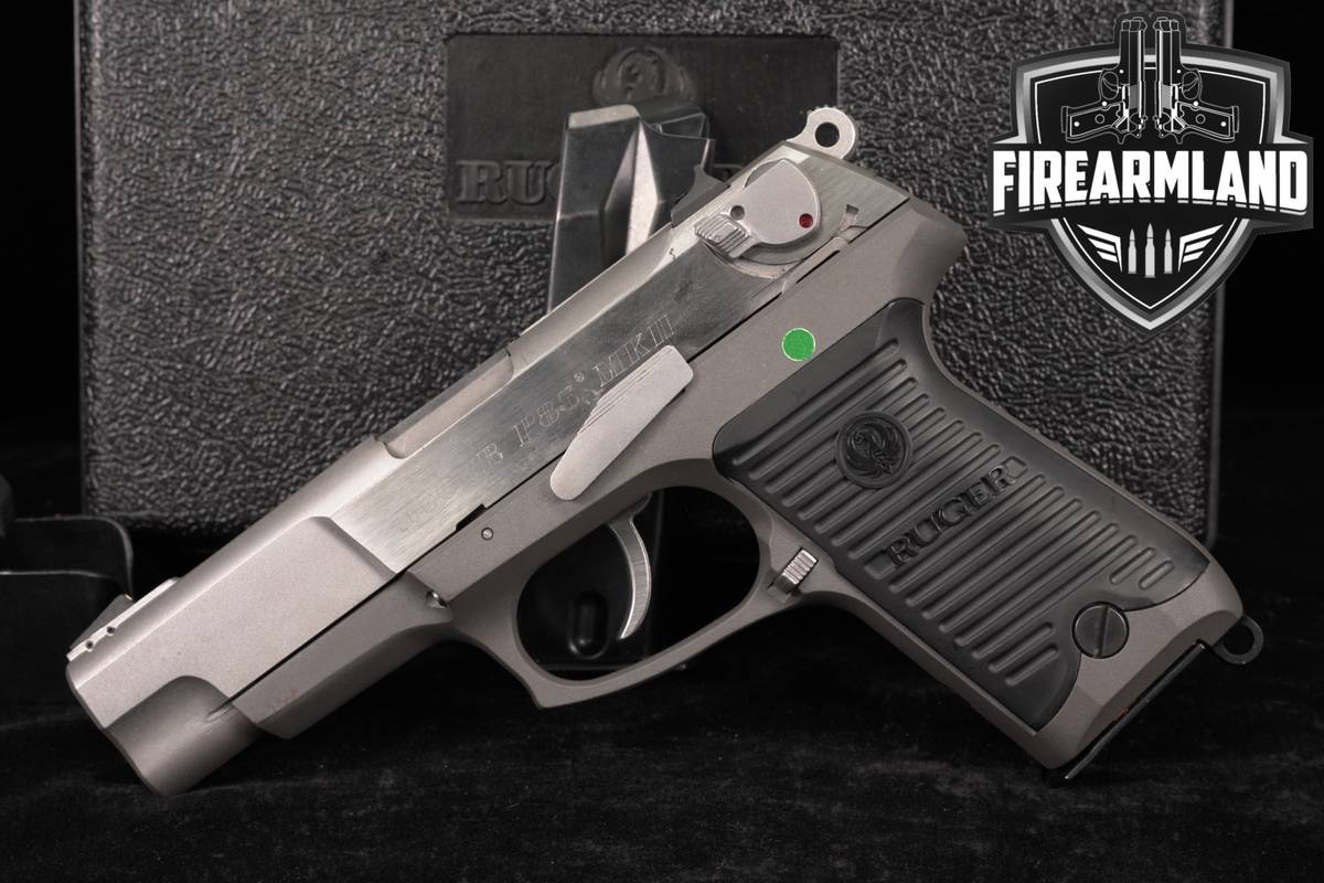 Ruger P85 MKII 9mm 4.5" Two-Tone Stainless P-85 MK II Mark +2 MAGS