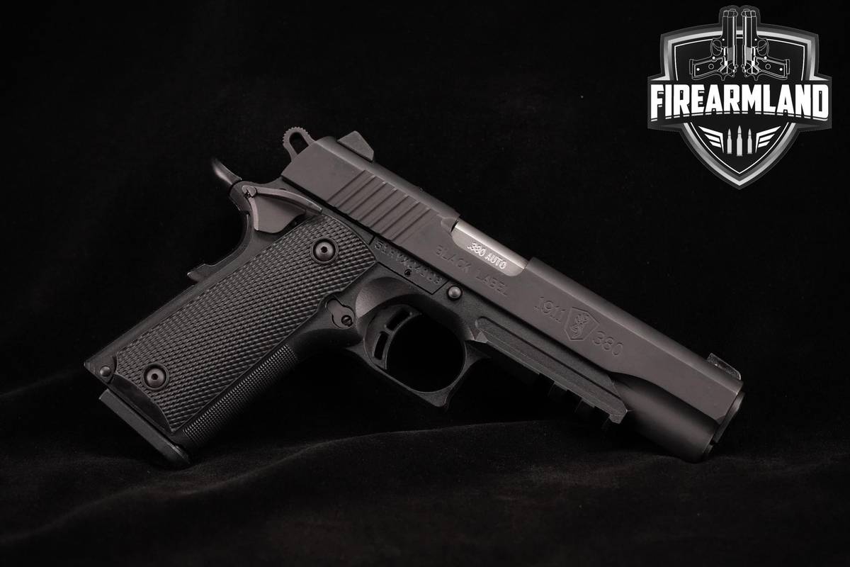 Browning 1911 380 Black Label 380 ACP 4.25" 1911 +15 MAGS & HOLSTER