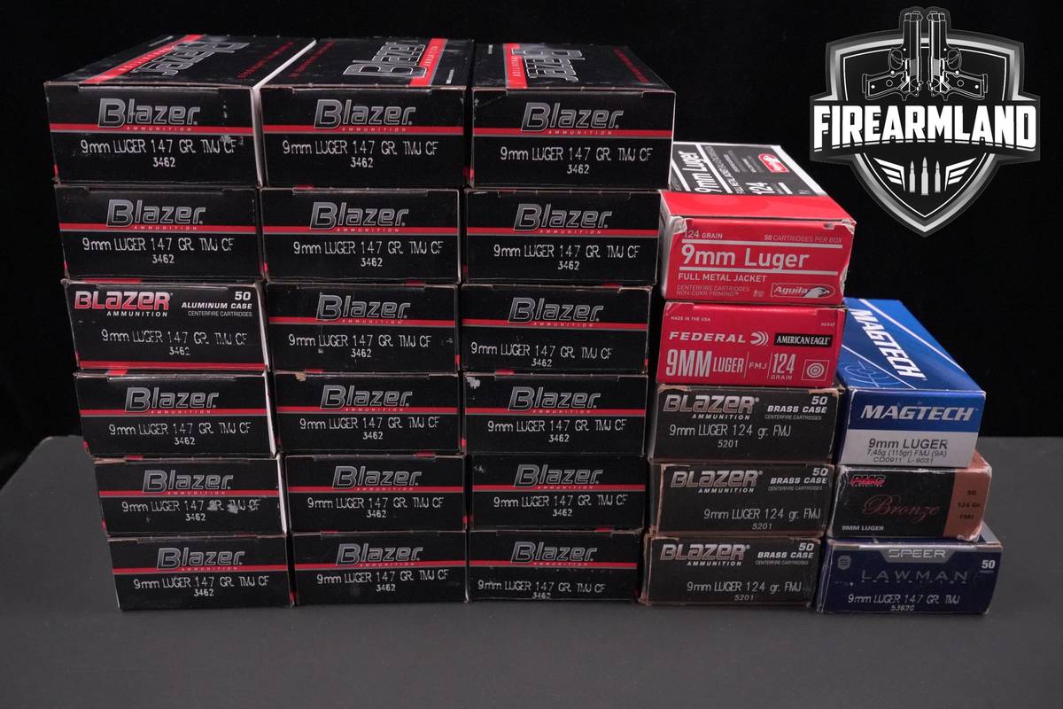 9MM Ammo 9MM Ammunition 1300 ROUNDS