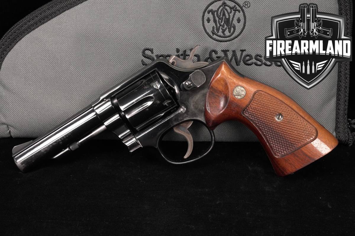 1963-1965 Smith & Wesson Model 10-6 S&W Heavy Barrel 38 Special 4" Blued