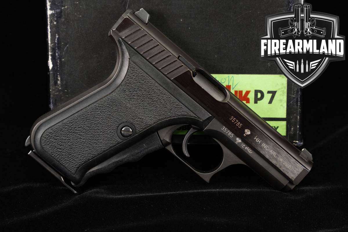 1982 Heckler & Koch P7 PSP 9mm 4" Blued H&K P 7 +ORIG BOX