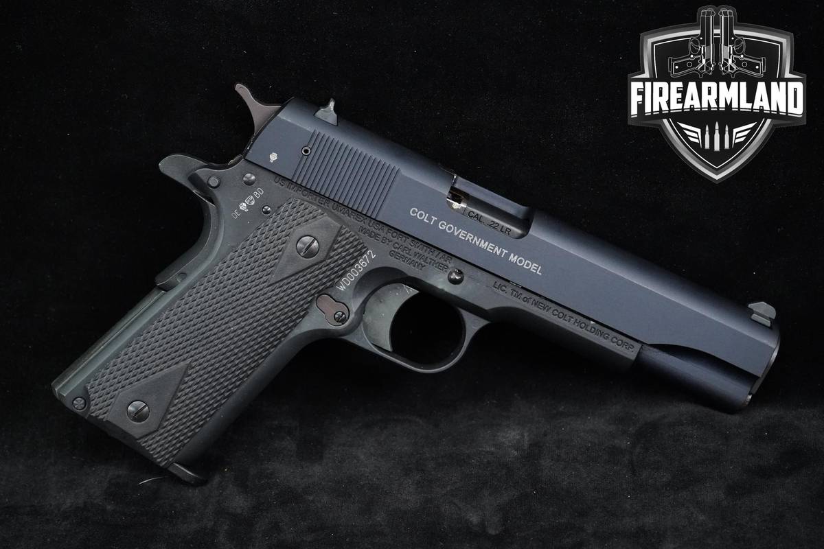 GERMAN Walther Government Model 1911 A1 22LR 5" 1911A1 +ORIG CASE