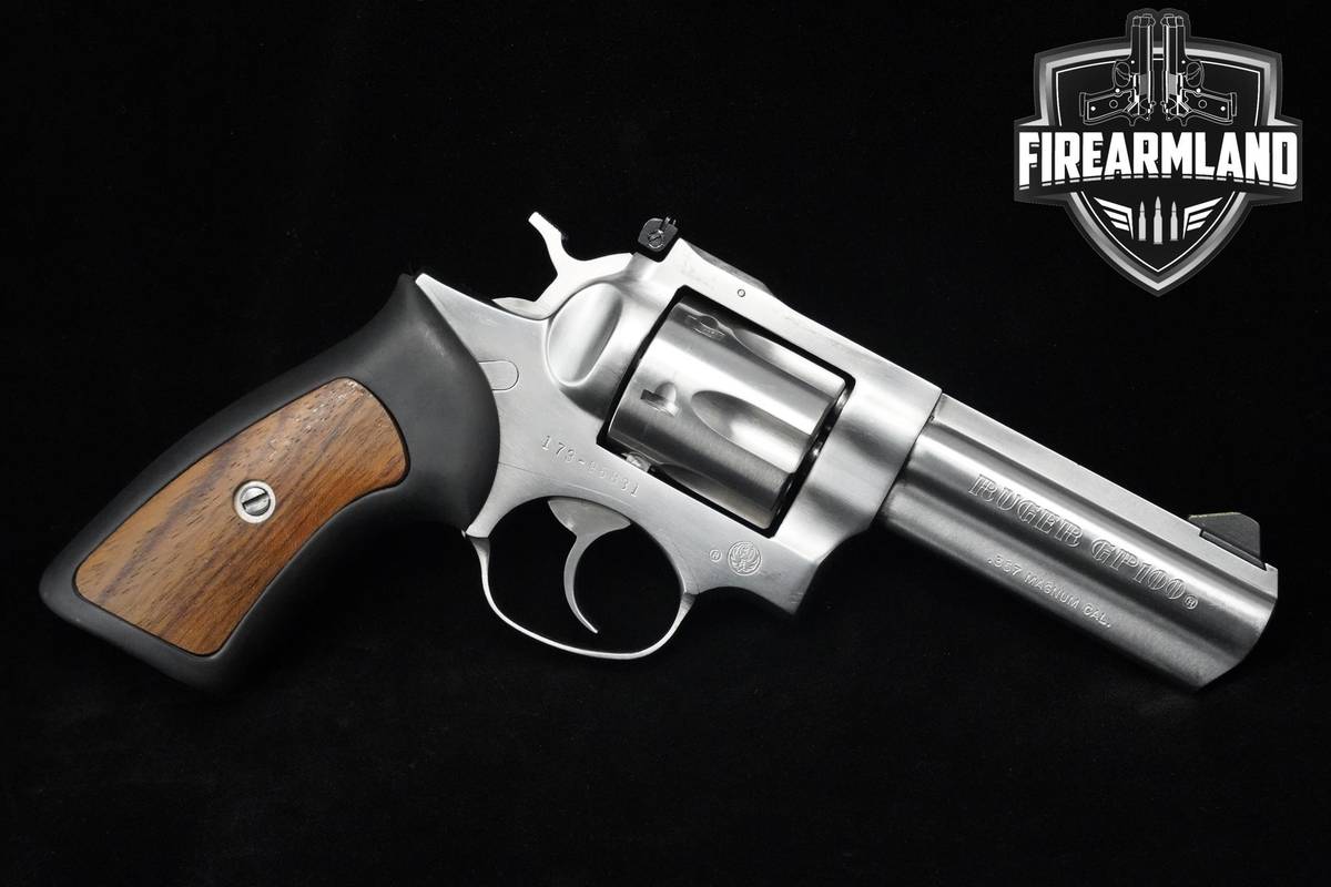 1998 Sturm Ruger GP100 357 Magnum 4" Stainless Steel Ruger GP-100 DA/SA
