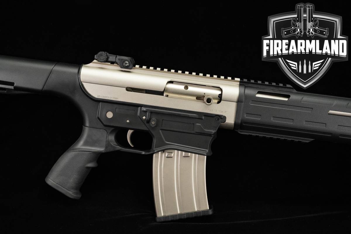 Tokarev TAR 12 Gauge 18.5" Two-Tone Silver & Black TAR12 AR AR12