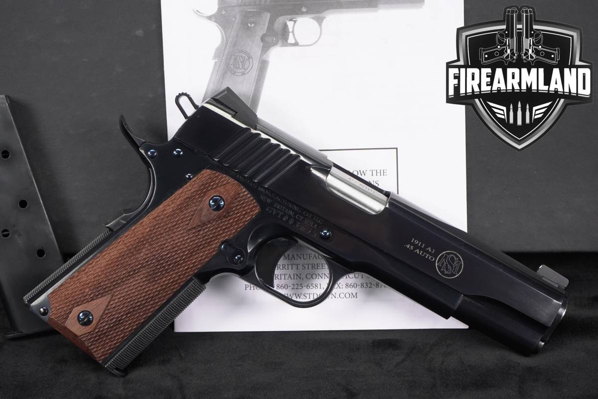 Standard Manufacturing 1911 A1 45 ACP 5" High-Polish Blued 2MAGS & ORIG BOX