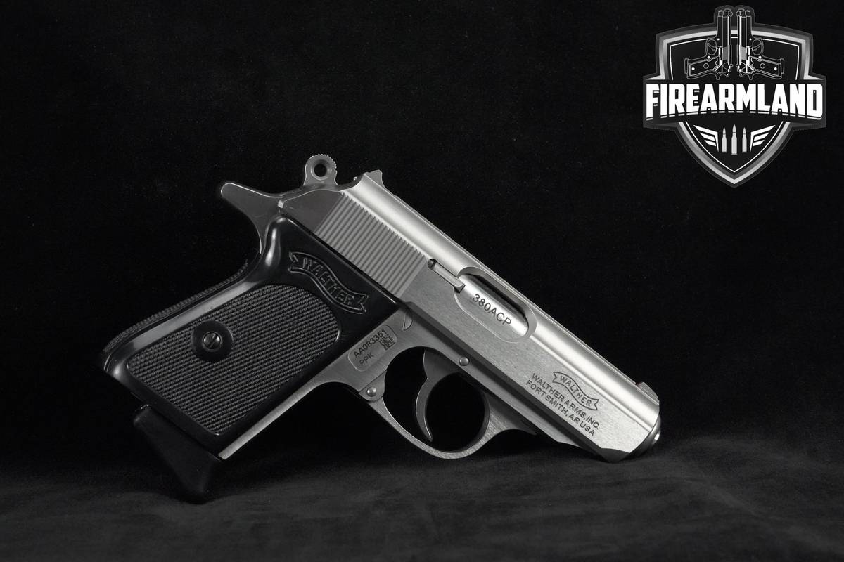 Walther PPK 380 ACP 3.25" Stainless Steel Walther-PPK +2 MAGS & ORIG CASE
