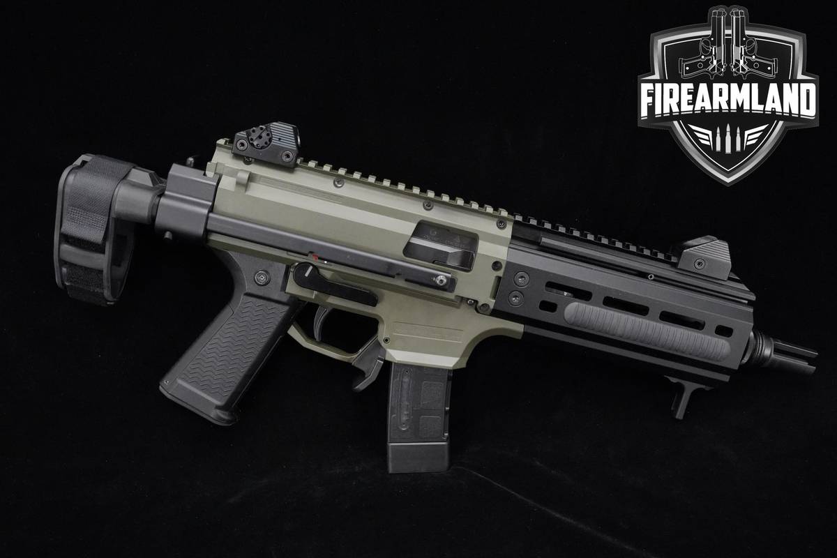 UPGRADED CZ Scorpion Evo 3 S1 9mm OD Green CZ-Scorpion Evo-3 EVO3 +ORIG BOX