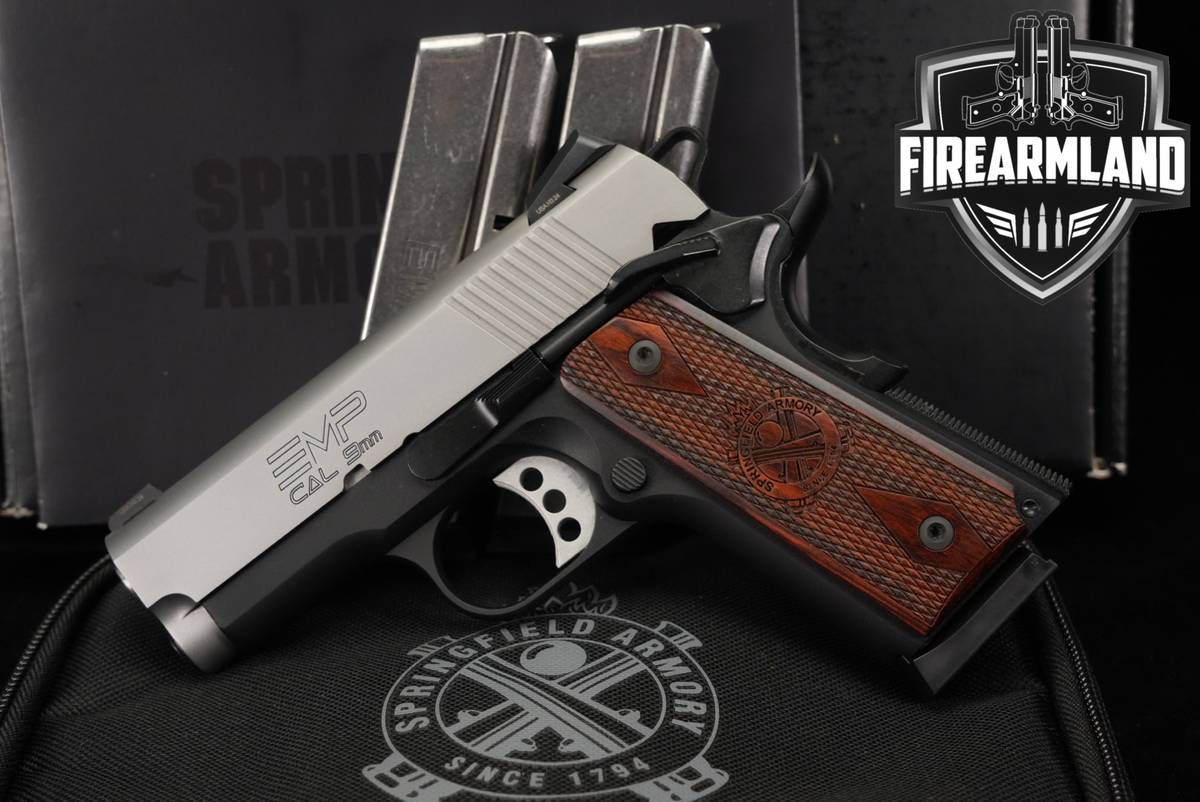 Springfield Armory EMP LW Compact 9mm 1911 +3 MAGS & ORIG BOX