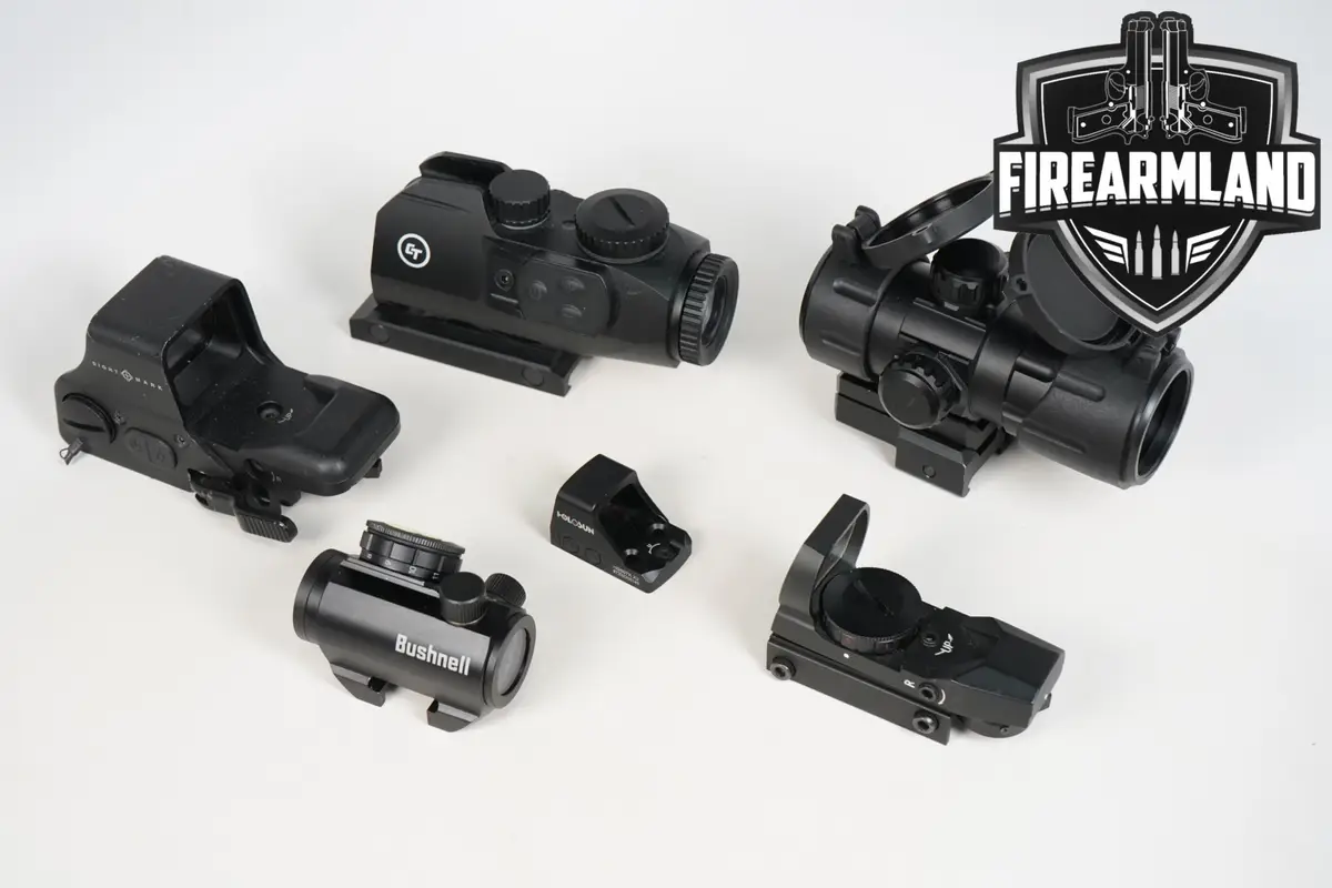 SIX RED DOT SIGHT LOT 6 Pack UTG Bushnell Sightmark Crimson Trace Holosun