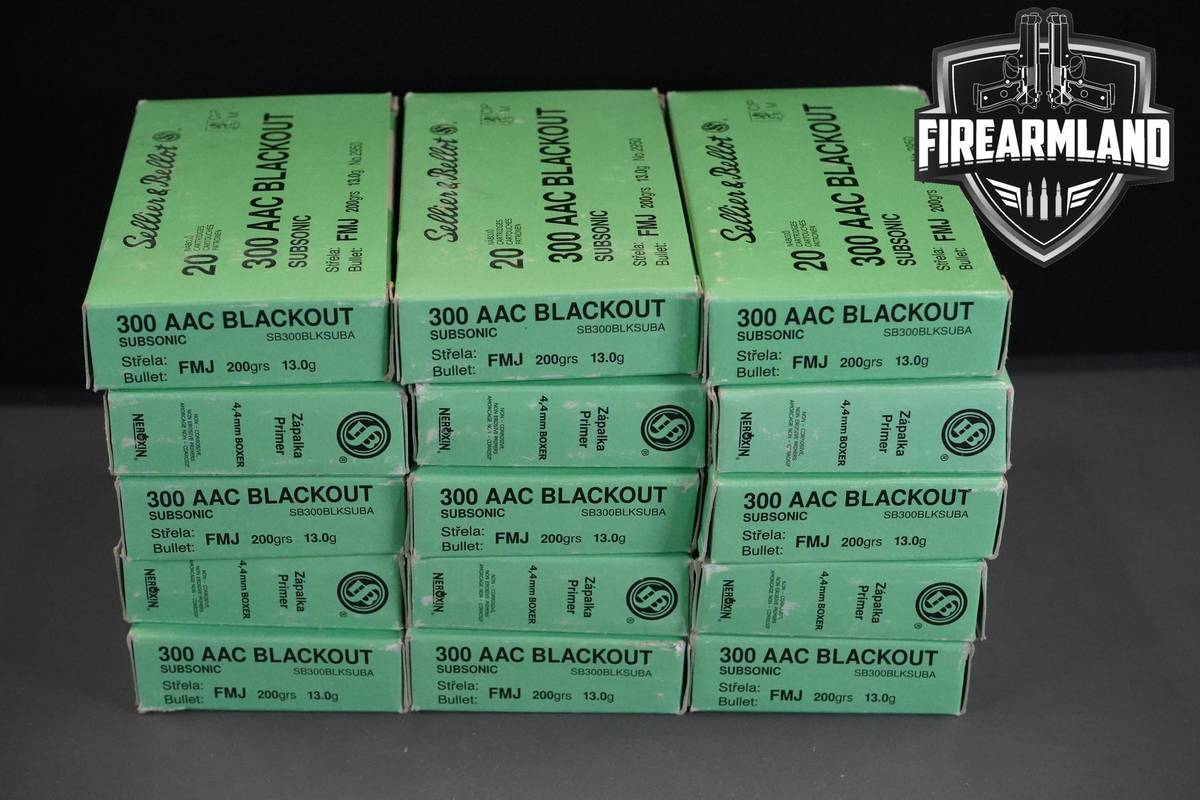 300 AAC Blackout Ammo 300-AAC-Blackout Ammunition 300 ROUNDS