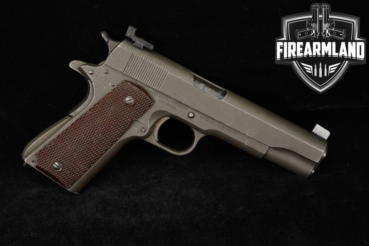 WB INSPECTED 1942 Colt M1911A1 U.S Army USGI WALDEMAR BROBERG