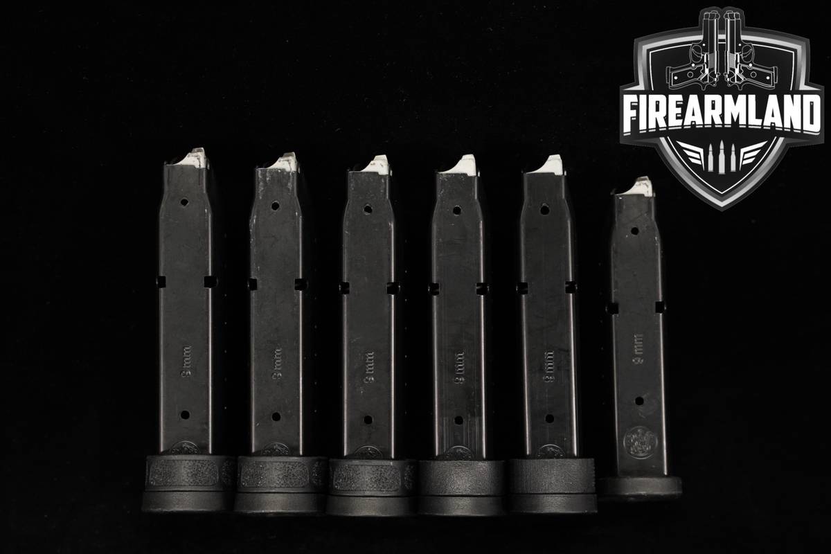 SIX (6) Smith & Wesson (S&W) M&P9 2.0 Compact Magazines 9mm M&P 9 Mags