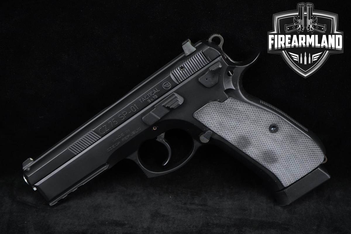 CZ 75 SP-01 Tactical 9mm 4.6" CZ75 SP01 +2 MAGS, ORIG CASE & HOLSTER