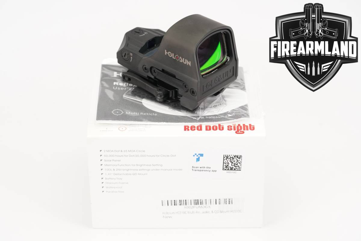 Holosun HS510C 2 MOA Dot & 65 Circle Red Sight HS-510C +ORIG BOX