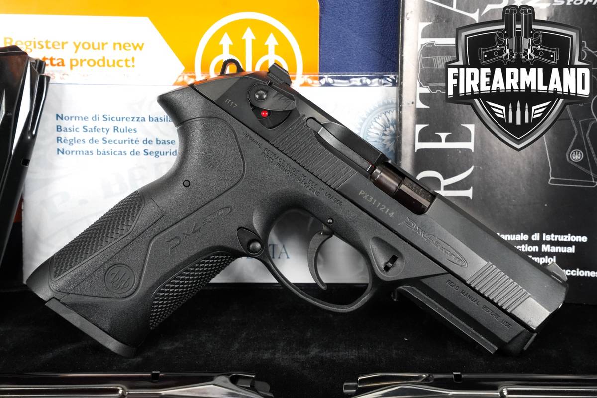 Beretta PX4 Storm Full Size 9mm PX 4 Rotating Barrel +5 MAGS, ORIG CASE