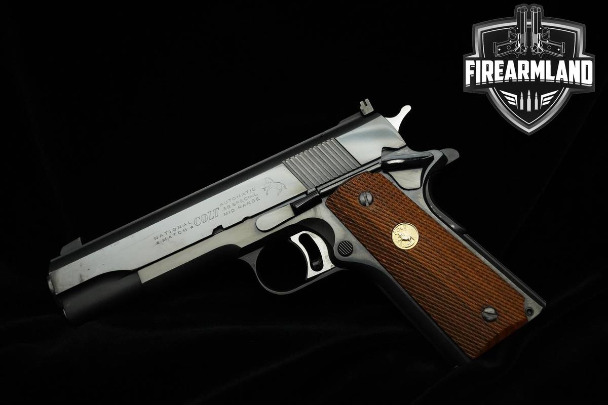 RARE 1963 Colt Gold Cup National Match Mid-Range 38 Special 5" Colt VINTAGE