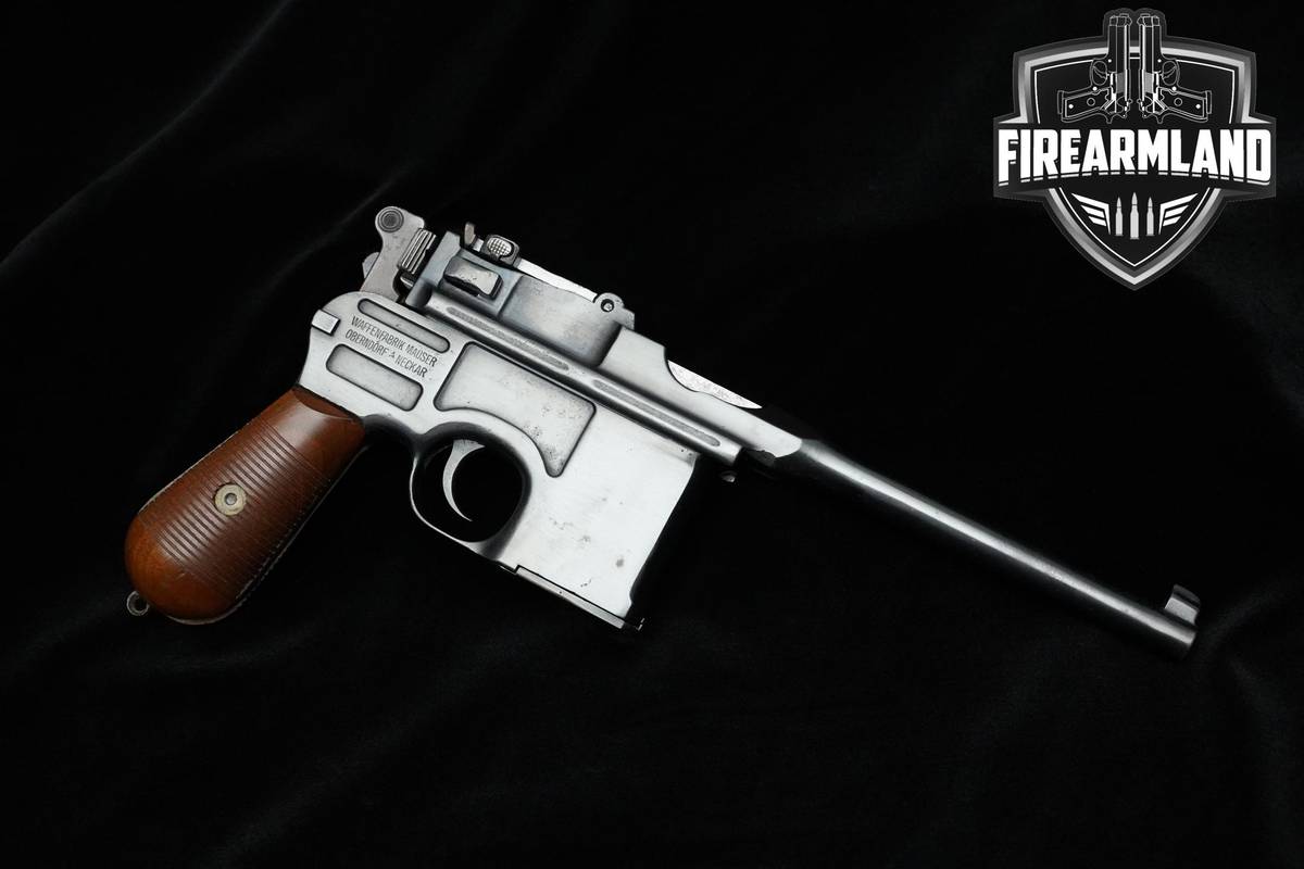 1911-15 Mauser C96 Broomhandle 7.63mm Mauser 5.5" Blued C96 +STOCK C-96