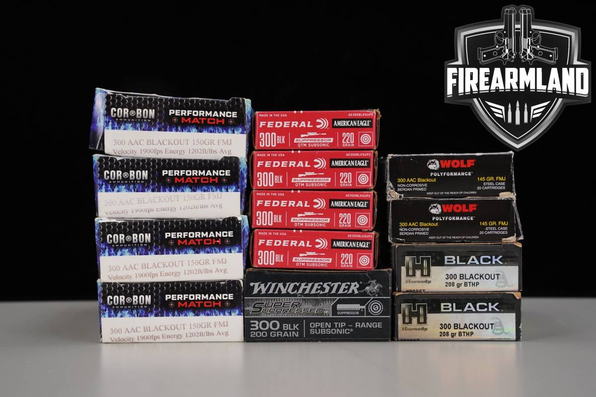 260 RDS! 300 Blackout Ammo BLK-AAC