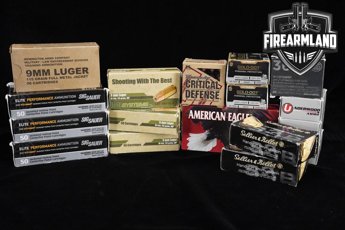 9mm Luger / 9mm-Luger +P Ammo 645 ROUNDS