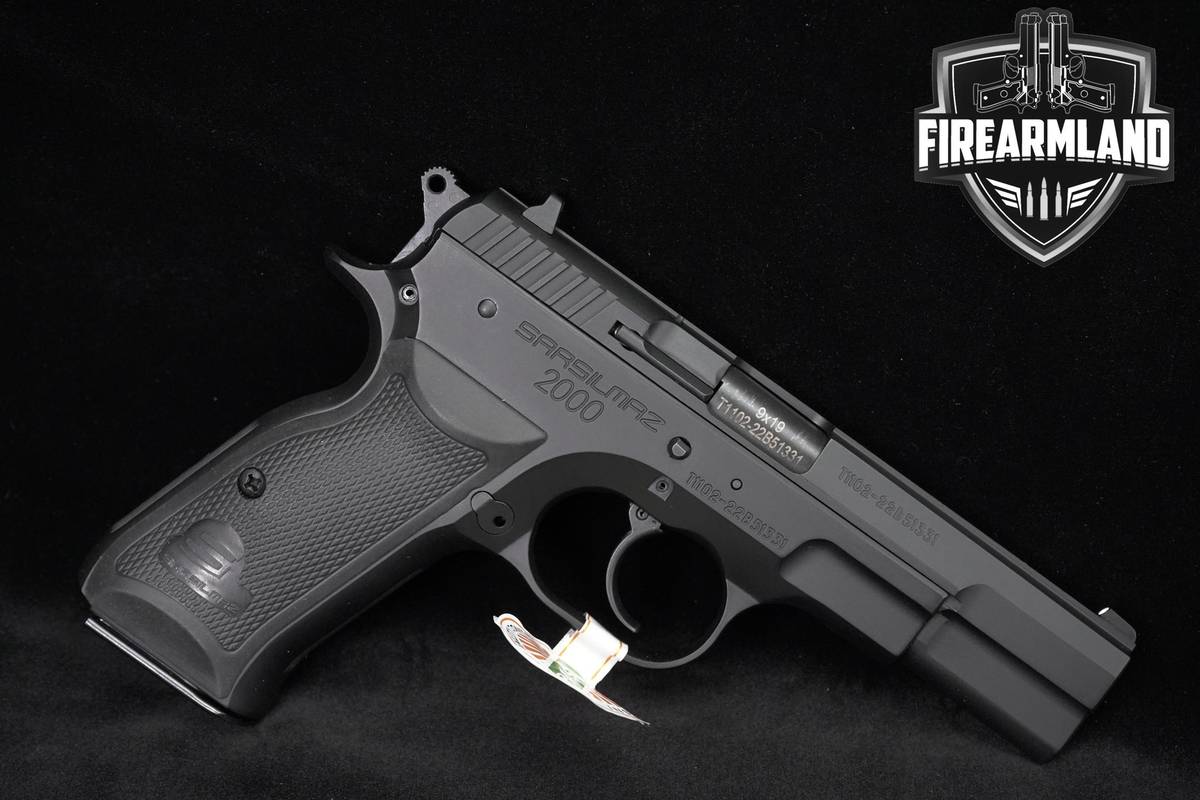 Sarsilmaz SAR 2000 9mm 4.5" SAR2000 Defense Pistol +2 MAGS & ORIG CASE