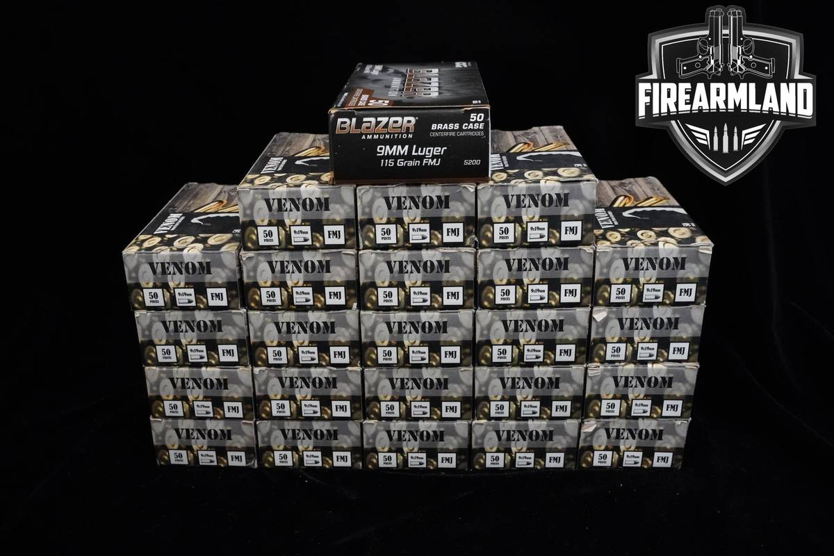 9mm Ammo 9 Ammo 1200 Rounds