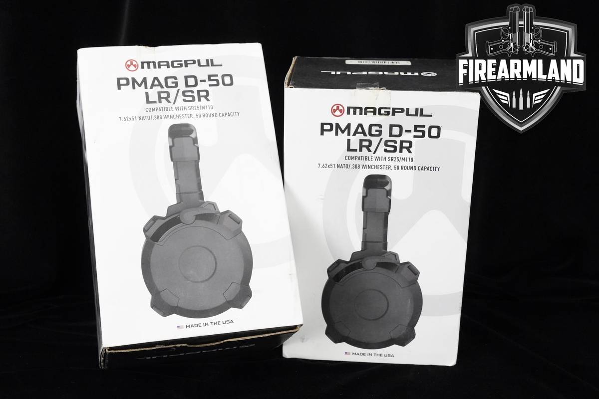 Magpul PMAG D-50 LR/SR Gen3 Two 50 Round Magazines 308 NATO Magpul +2 MAGS