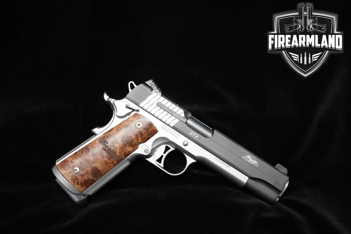 Sig Sauer 1911 STX 45 ACP 5" Stainless Steel Sig-Sauer 1911-STX +ORIG CASE