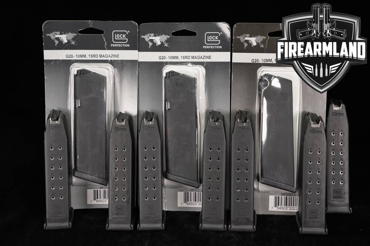 TEN (10) Glock 20 G20 15 Round Magazines 10mm Mags