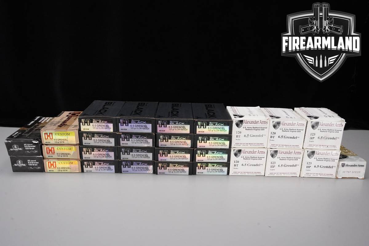 560 RDS! 6.5 Grendel Ammo 6.5Grendel