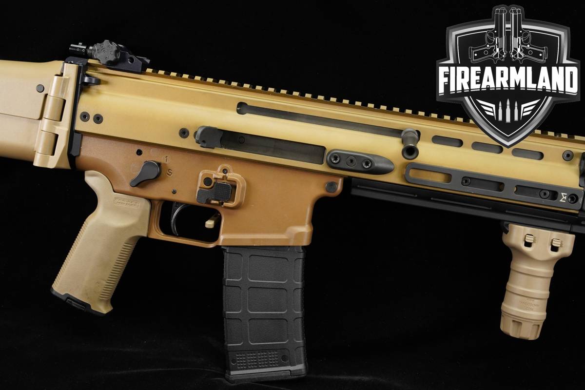 FN SCAR 16S 5.56 NATO 18" FDE SCAR16 16-S GEISSELE TRIGGER +2 MAGS