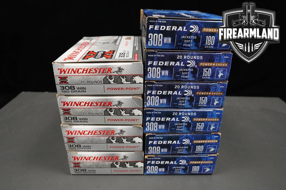308 Winchester Ammo 308-Winchester Ammunition 200 ROUNDS