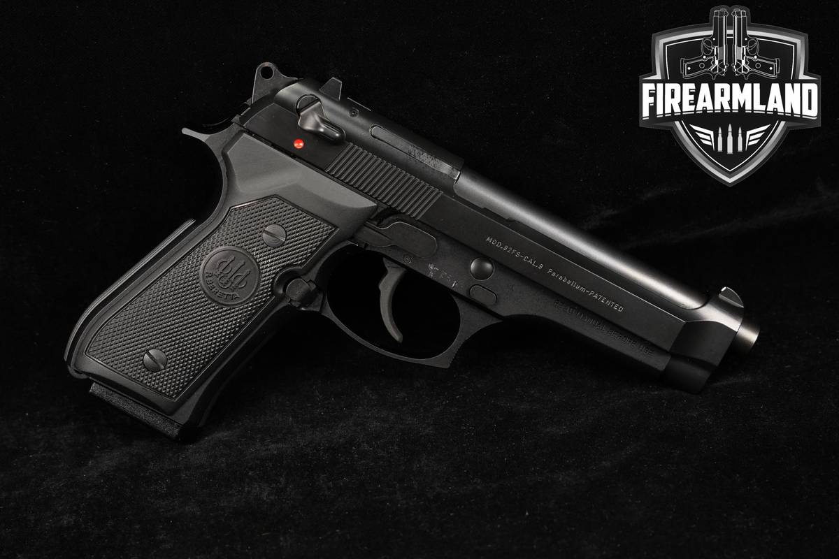 Beretta 92FS 9mm 4.9" 92-FS Full Size Defense Pistol +2 MAGS & ORIG CASE