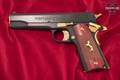 Colt Government Model Series 70; StormBreaker Custom; 1 of 1 hand carved in 24k .38 Super Blued in Excellent Condition Image 3