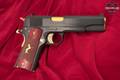 Colt Government Model Series 70; StormBreaker Custom; 1 of 1 hand carved in 24k .38 Super Blued in Excellent Condition Image 4