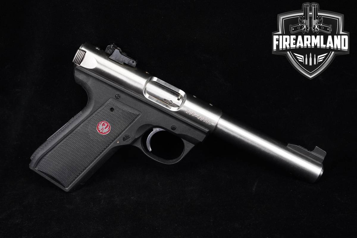 2007 Ruger 22/45 Mark III Target 22LR 5.5" 2 MAGS & HOLSTER
