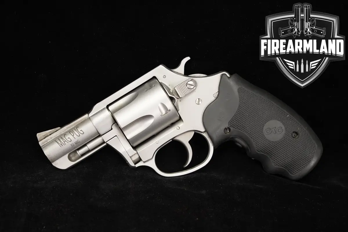 Charter Arms Mag Pug 357 Magnum 2.2" Satin Stainless DA/SA +CT LASERGRIPS
