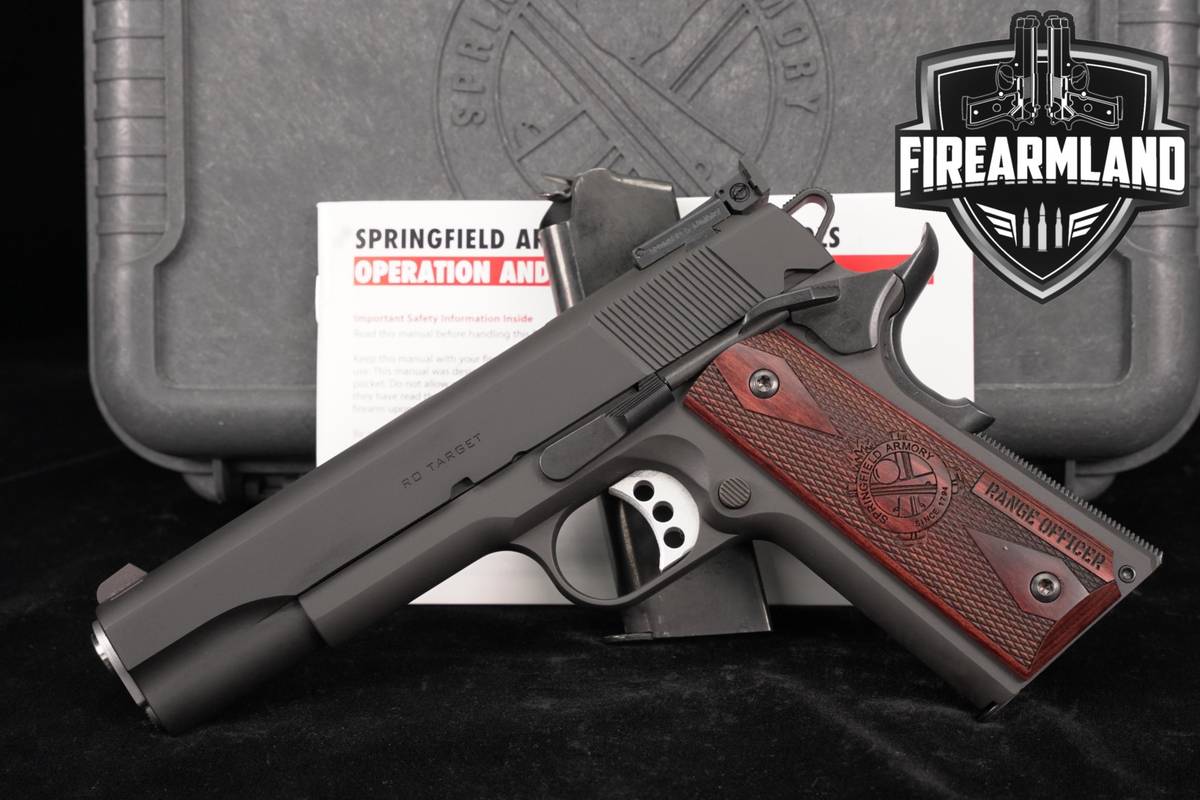 Springfield Armory 1911 Range Officer RO Target 45 ACP 5" 2MAGS & ORIG CASE