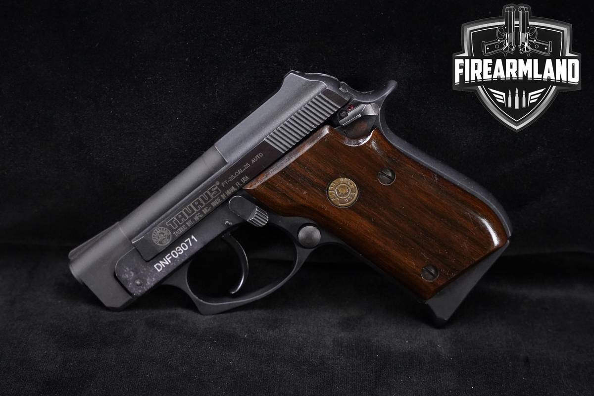 Taurus PT-25 .25 ACP (6.35Mm) 2.75" Two-Tone Blued & Black +ORIG CASE