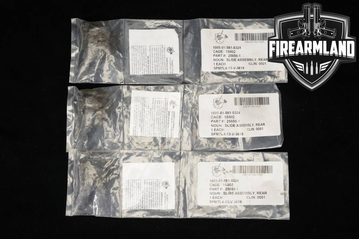 THREE (3) Knight's Armament (KAC) Folding Micro Rear Sight