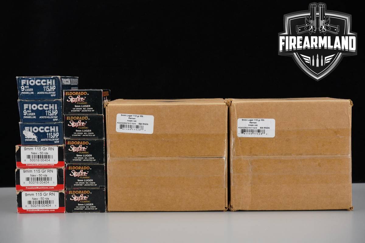 1400 RDS! 9mm Ammo 9-mm