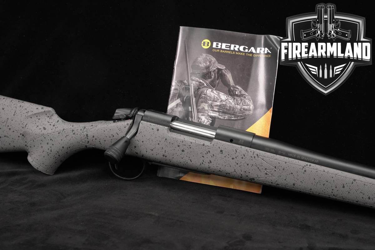 Bergara B-14 308 Winchester 22" Black & Gray Speckle Threaded B14