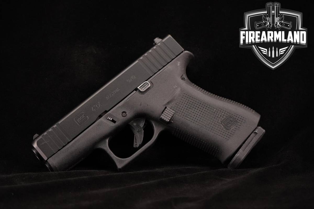 Glock 43X Slimline 9mm 3.41" G43X G43 X +HOLSTER