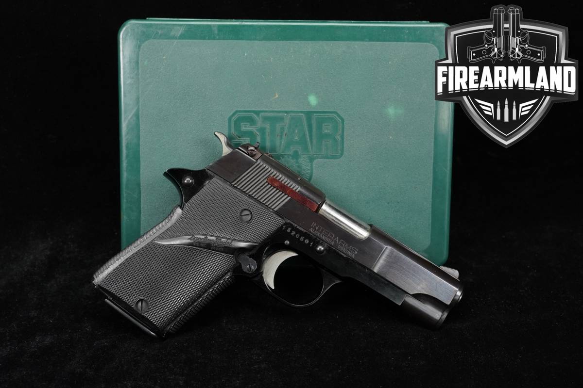 1979 INTERARMS Star Model PD 45 ACP 3.9" Blued 1911 SPAIN +ORIG CASE