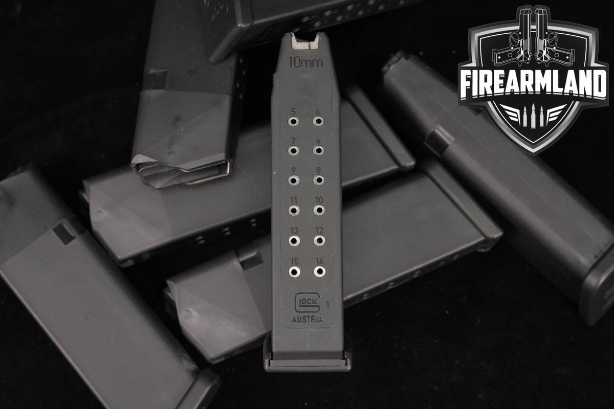 EIGHT (8) Glock 20 G20 15 Round Magazines 10mm Mags
