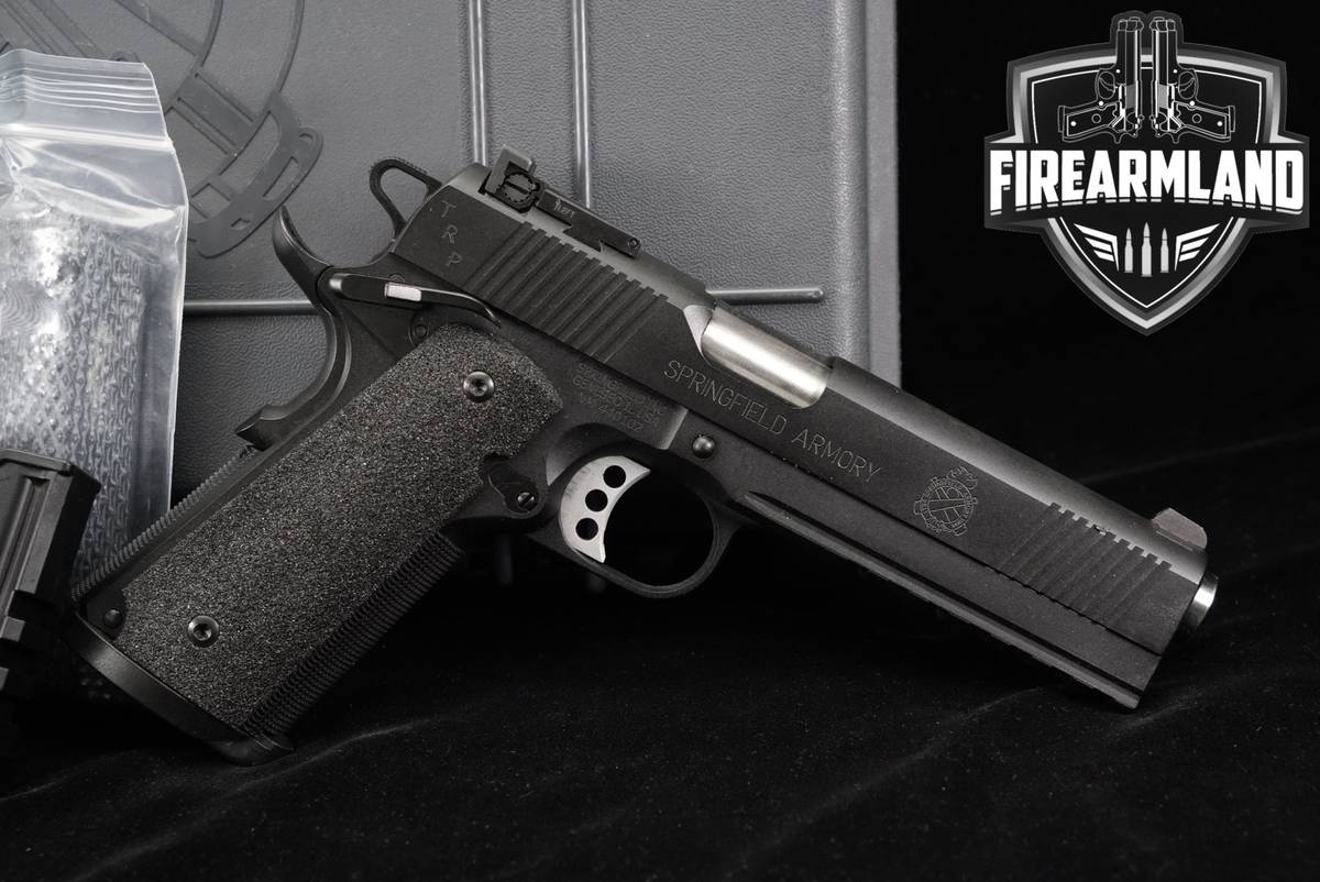 Springfield Armory 1911 TRP Operator RAIL 45 ACP 5" +ORIG CASE & HOLSTER