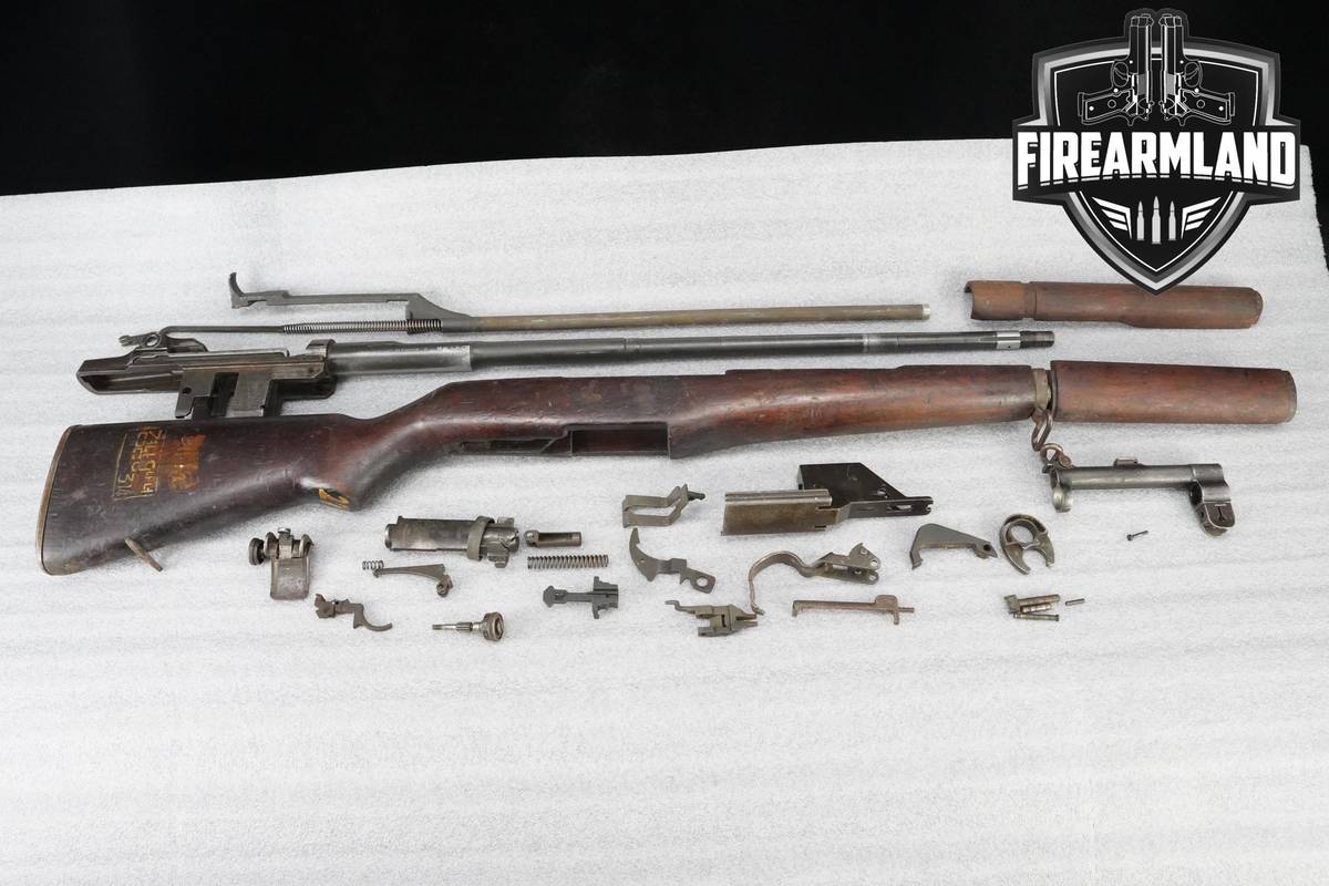 1944 Springfield Armory M1 Garand Receiver & Barrel 30-06 24" WW2