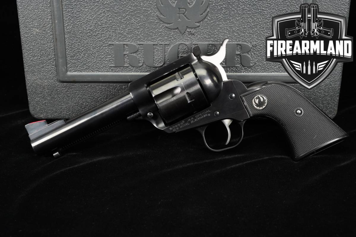 Ruger New Model Blackhawk Flattop 44 Special 4.62" Blued +ORIG CASE