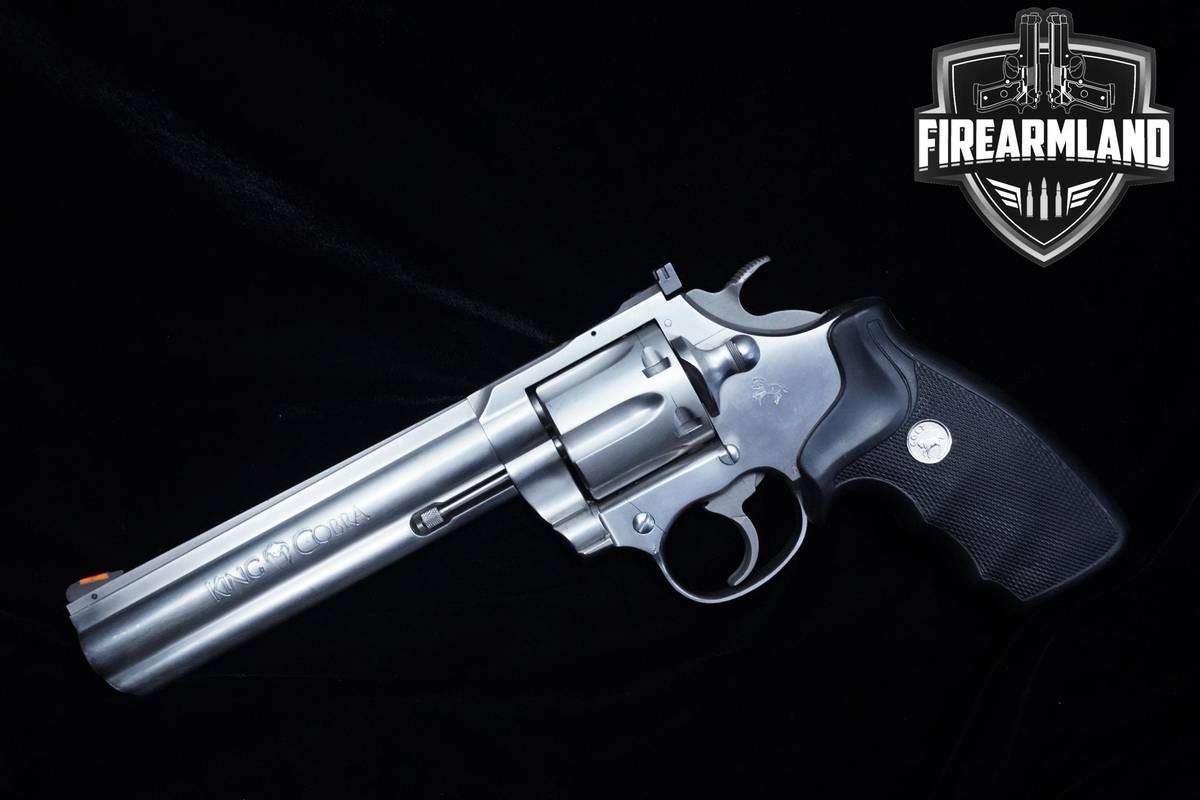 1992 Colt King Cobra 357 Magnum 6" Stainless Steel Colt DA/SA